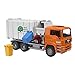 Bruder Toys Man Side Loading Garbage Truck Orange