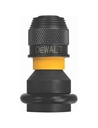 DEWALT DW2298 adaptador para carga rápida hexagonal de 0.5 pulgadas para 0.25 pulgadas