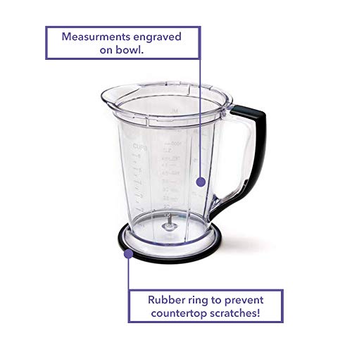 Enbizio Blender Replacement Parts for Ninja Master Prep Qb1004-48 oz Pitcher + Storage Lid