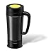 Consumer Associates Pour Over Coffee Maker Thermal Travel Mug Built-in Stainless Steel Dripper Double Walled Stainless Steel Insulation Reusable Paperless Filter
