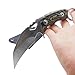 MASALONG Ghostly Claw Outdoor Camping Tactical Karambit Martial Claws Knife M121 (White)