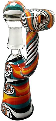 Height 4.7" Joint 10mm Handmade Colorful Glass