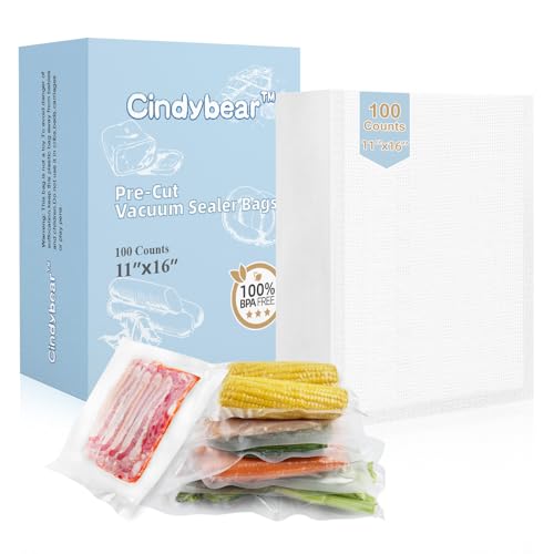 Vacuum Sealer Bags for Food, 100 Gallon 11