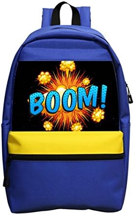 Qiaona Kids' School Bag / Backpack with Bomb Design