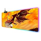 Mouse Pads RGB Large Gaming Mouse Pad Led Keyboard