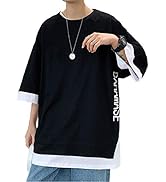 55 Off 夏服 メンズ Tシャツ 七分袖 無地 大きい サイズ ビックシルエット 夏 ゆったり 丸襟 柔らかい 快適 軽い トップス シンプル かっこいい バック プリント 服 Www Tonna Com