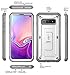 SUPCASE Unicorn Beetle Pro Series Designed for Samsung Galaxy S10 Case (2019 Release) Full-Body Dual Layer Rugged with Holster & Kickstand Without Built-in Screen Protector (White)