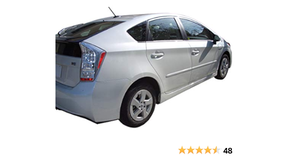 Amazon Com Body Side Moldings Made For The Toyota Prius Painted In The Factory Paint Code Of Your Choice 4t8 Automotive