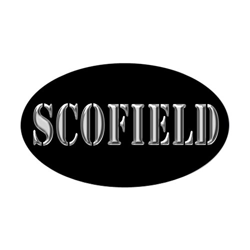 CafePress - Scofield - Prison Break Oval Sticker - Oval Bumper Sticker, Euro Oval Car Decal