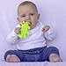 Baby Teether Toy and Training Toothbrush: Dibly - The Dino-Sore-No-More Baby Teething Toy by Bambeado. Our BPA Free Teethers Help take The Stress Out of Teething Plus Make Learning to Brush Fun!