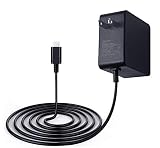 AmazonBasics Dual Voltage AC Power Adapter Charger for Nintendo Switch - 6 Foot Cable, Black