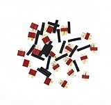 Saliency T Plug Connectors Deans Style Male and Female Connectors 10 pairs Shrink Tubing