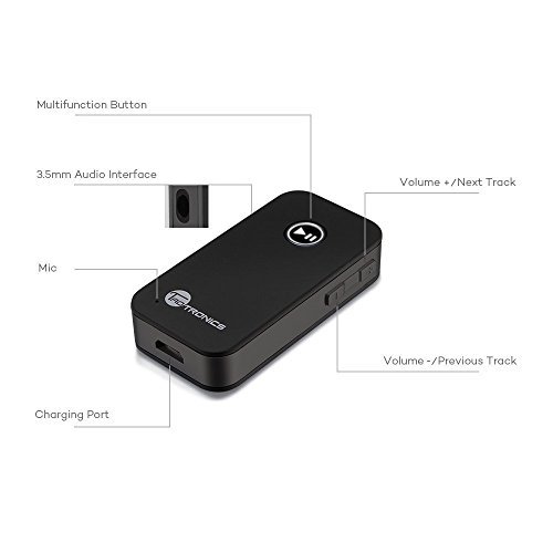2 TaoTronics+Bluetooth+Receiver+Hands+Free+Streaming