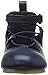 Carter's Girls' Amberlee Lace-up Ballet Flat, Navy, 9 M US Toddler