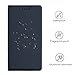 BLU VIVO 8 case, KuGi BLU VIVO 8 case, Ultra-Thin BW Style PU Cover + TPU Back Stand Case for BLU VIVO 8 Smartphone (Navy)