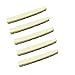 Musiclily 42mm Bone Slotted Electric Guitar Nut Flat Bottom for 6 String Fender Strat Tele, 42x3.5x4.5mm (5 Pieces)