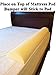 Stay Put Big Girl/Boy Semicircle Bed Rail Bumper Pad for Toddler