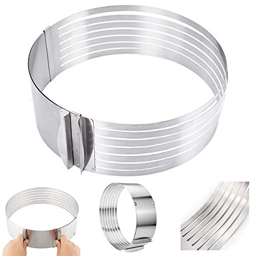 Layer Cake Cutter Slicer Stainless Steel 912 inch Cake Layer Slicer