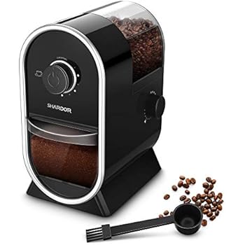 SHARDOR Electric Burr Coffee Grinder Mill with 16 Adjustable Grinding,Coffee Grinders with 12 Cups,Black