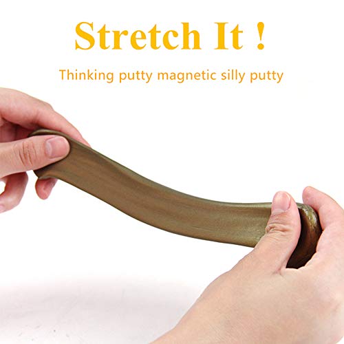 BIMOUR 6 Colors Modeling Clay Hand Putty Slim Mud Play Dough Magnetic Rubber Mud Intelligent Children Educational Toys 6 Pieces