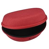 Geekria UltraShell Beats Solo2, Solo3 Headphones Hard Shell Carrying Case/Headset Protective Travel Bag with Space for Cable, Parts and Accessories (Red)