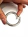 Inton 2' 38mm Gate O Ring Round Carabiner Snap Clip Trigger Spring Keyring Buckle Shower Curtain Rings(2