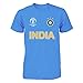 India Cricket World Cup 2019 Shirt Fan Supporters T Shirt Cotton (Medium) Carolina Blue