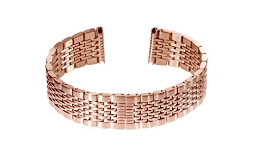 slow - Rose gold metal bracelet - 20 mm wide.
