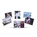 Fasthomegoods WALLNITURE Glass Picture Frames with Cardboard Stand Wall Mountable Clear Design Set of 12