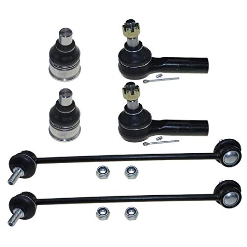 DLZ 6 Pcs Front Suspension Kit-2 Lower Ball Joint 2 Outer Tie Rod End 2 Sway Bar Compatible with Ford Escape Mazda Tribute 2005 2006 2007 2008 2009, Mercury Mariner 2005-2009 - Thumbnail 7