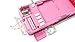 Ellon Kawaii Kitty Cat 2-Sided Pencil Pen Box Holder Deluxe Case Multi Functional w/Sharpener Glitter Patterns Vintage Kit