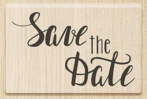 Knorr Prandell 211800353 Knorr Prona 211800353 Wooden Stamp (General) Motif Size 6.2 x 3.9 cm Save The Date - Image 5