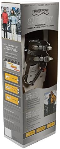 LOT OF 2 POWDERIDGE CREST KITS Women's 8 X 21" Snowshoes Poles Bag White