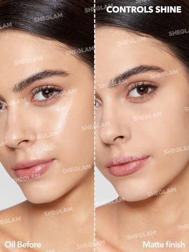 SHEGLAM Matte Fresh Setting Spray Ultra Matte Liquid-To-Powder Long Lasting Makeup Locking Spray Oil-Control Non-Greasy Makeup Setting (Yellow)