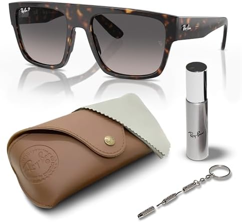 Amazon.com: Ray-Ban RB4408 Magellan Sunglasses, Black/Dark Green