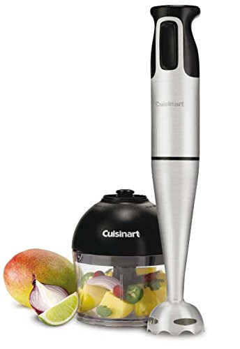 Click Here to See More Images Cuisinart HB-154PC Smart Stick Hand Blender With Whisk & Chopper Attachments - Club Model