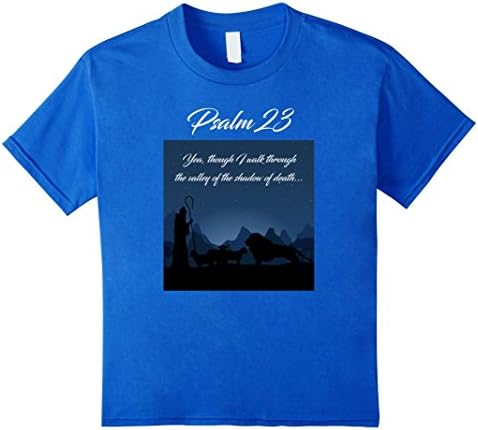 Kids God Is Always With Us-In Our Darkest Hours 12 Royal Blue