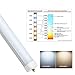 8ft LED Bulbs for T12 LED Fluorescent Fixtures,F96T12 LED Tube Replacement,120V and 277V Input, 5500K Daylight White,40Watt 4800LM Super Bright (4PCS 5500K Daylight White)