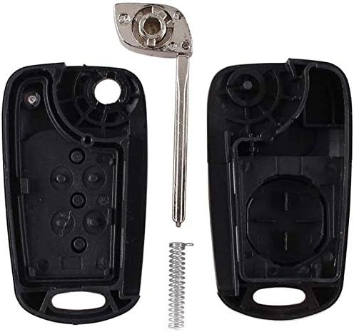 Kelay 3 Buttons Key Fob Case Replacement Compatible for Hyundai i20 i30 i35 ix20 ix35 Folding Remote Control Car Key Accessories (2 Pcs) - Image 5