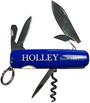 HOLLEY Pocket Knife Multi-tool MOD10 with Classic Blue Plastic Scales (the sides)