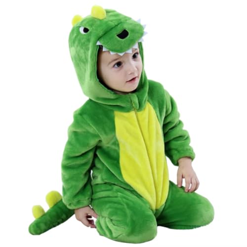 QIAONIUNIU Halloween Baby Green Dinosaur Costumes
