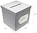 Kate Aspen, Silver Glitter Collapsible Card Box, Thank You/Congratulations