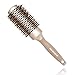 BANGMENG Round Brush Blow Out with Boar Bristles, Nano Thermal Ceramic Ionic Round Hair Brush for Women Blow Drying, Enhance Texture for Styling (1.75 Inch Barrel, 2.9 Inch with Bristle)