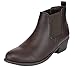 REFRESH TILDON-02 Women's Elastic Chelsea Ankle Booties (Have A Narrow Shoe Toe), Color:BROWN, Size:6