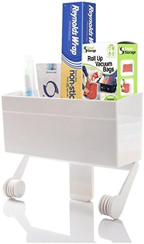 Magnetic Paper Towel Holder, ConsWin Multifunctional Kitchen Rack Organizer Suitable for Refrigerator,Microwave Oven and Metal Surface.