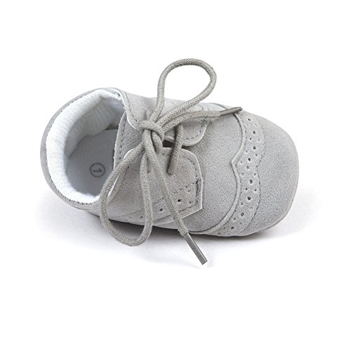 Estamico Baby Boys Shoes Prewalker PU Sneakers Gray US 3