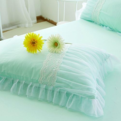 Cotton lace Princess pillowcase/Single pillowcase cotton solid color-G 47x74cm(19x29inch)