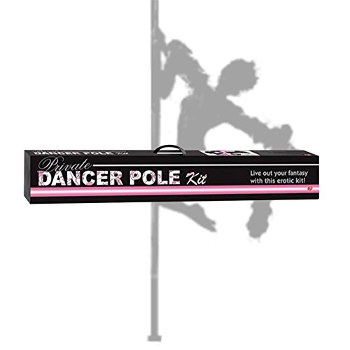 LTC Portable Dance Pole Full Kit Package Fitness Exercise Club Party Bag with Instructional DVD, Pink