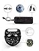 Sago Brothers Halloween Mask, LED Light up Mask, Scream Scary Mask for Carnival, Halloween Costumes Gifts for Men Women Boys Girls, Green