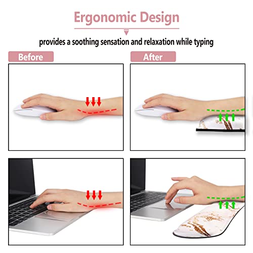 ArtSo Keyboard Wrist Rest and Mouse Pad with Wrist Support Set